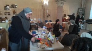 Pause repas -partage fraternel