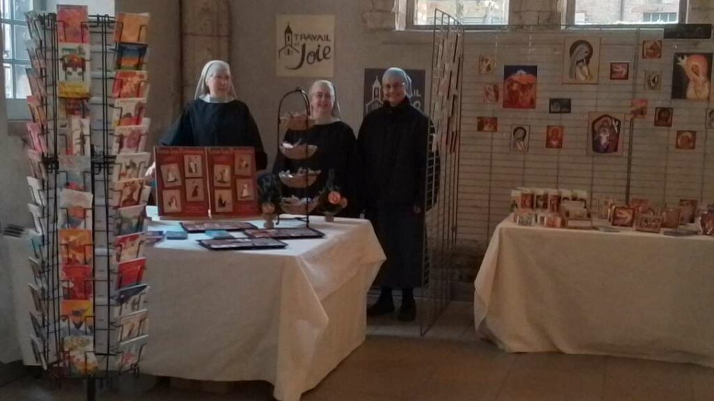 Fin de l'installation de notre stand