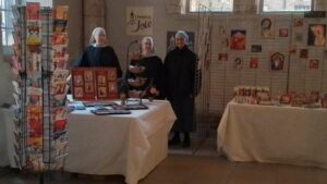 Fin de l'installation de notre stand