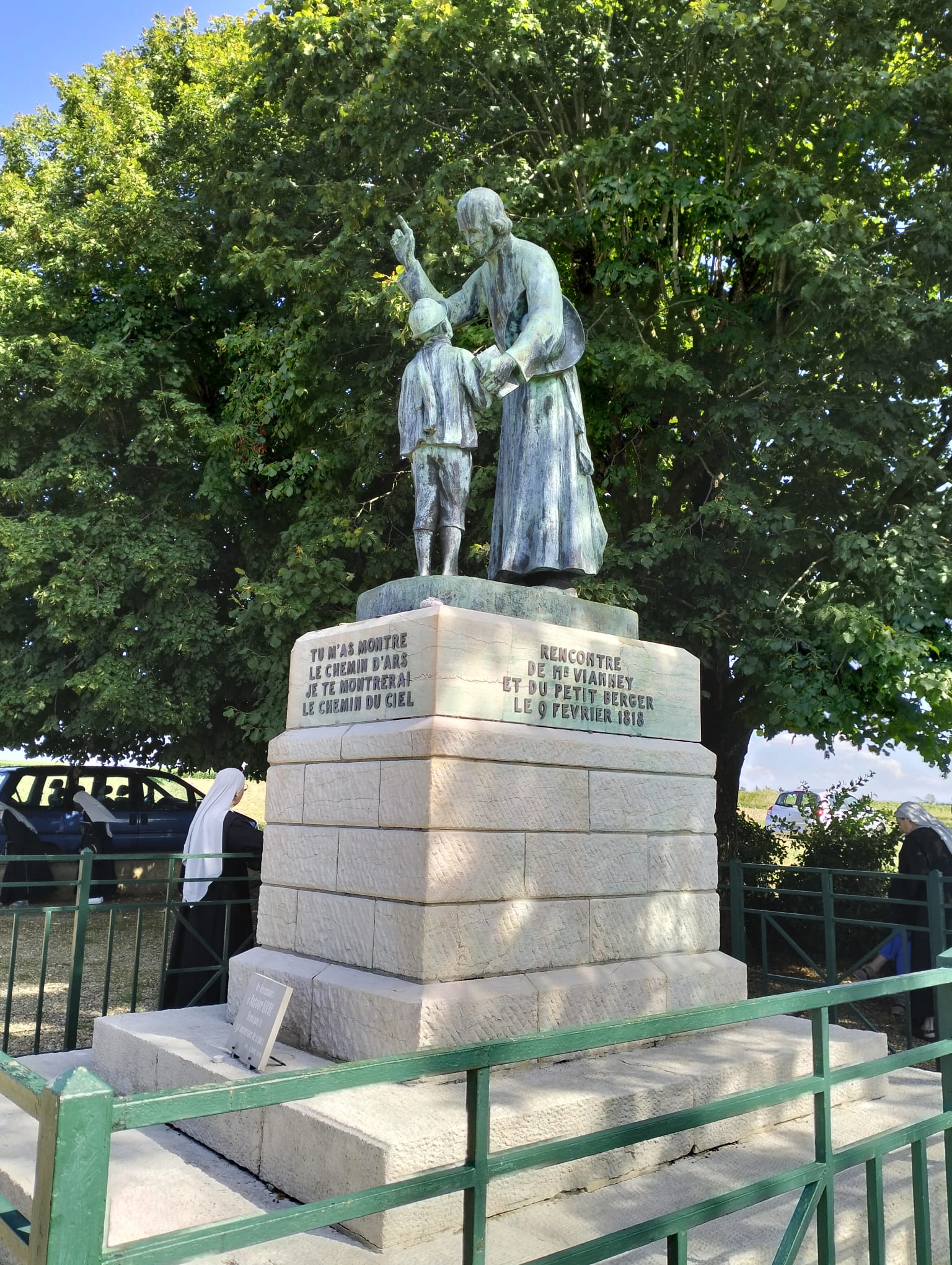 Lieu de la rencontre du curé d'Ars et du petit garçon.