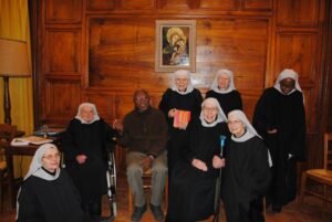 Avec les soeurs ayant participées à la fondation