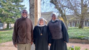 avec Mère Abesse et Sr.Marie-Béatrice